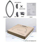 HD-M11X 28 inch LED Light Semi-Circular Desktop Beauty Lamp Fill Light For Tattoo / Nail Art, US Plug, EU Plug, UK Plug, AU Plug