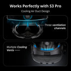 BOBOVR F3 For Meta Quest 3 Replacement Face Mask Cooling Padding VR Headset Face Cushion, F3