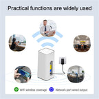 CPF101-E8 Home Office SIM Card Mobile WiFi Hotspot 3 LAN Ports Eurasian Version 4G LTE Router, US Plug, EU Plug