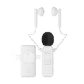 K3 Wireless Lavalier Microphone with Integrated Earphones and 2 in 1 Receiver For Live Streaming / Vlog / Interview