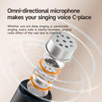 K3 Wireless Lavalier Microphone with Integrated Earphones and 2 in 1 Receiver For Live Streaming / Vlog / Interview