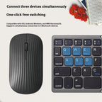 B089 Foldable Wireless Keyboard Mouse Set, B089