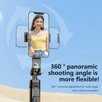 K27 Smartphone Extendable Live Streaming 4-Leg Stand Bluetooth Selfie Stick