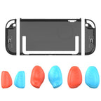 Split-style Console Protective Case with Three Sets of Interchangeable Grips (Large, Medium, Small), For Nintendo Switch 2