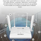 CPF907-L  American Version 4 Antennas Single WAN Port WiFi6 Home Use Router 4G LTE WiFi Router, US Plug, EU Plug