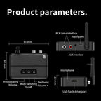 M60 Home Car Stereo Hands Free Calling Music Player Bluetooth 5.4 Audio Receiver, M60