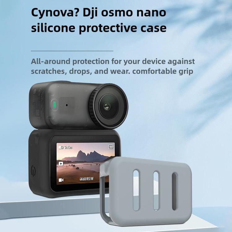 Sports Camera Body Silicone Protective Cover, For DJI Osmo Nano
