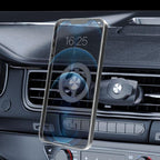 C243C Vehicle Air Vent Cellphone Navigation Bracket Rotating Magnetic Car Phone Holder
