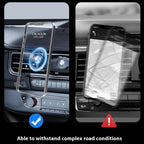 C243C Vehicle Air Vent Cellphone Navigation Bracket Rotating Magnetic Car Phone Holder