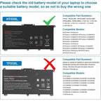 Laptop Battery Replacement for HP Pavilion 14 15 17 15-CS 15-DA 15-DB 15-DW Series, HT03XL
