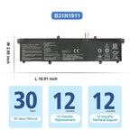 Laptop Battery for ASUS V4050F ADOL14FQC/14EQ/EA, B31N1911