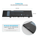Laptop Battery For Dell Inspiron 5370 13-7370 7380 7373 P87G F62G0, F62G0