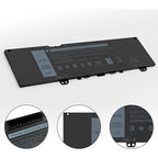 Laptop Battery For Dell Inspiron 5370 13-7370 7380 7373 P87G F62G0, F62G0