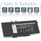 Laptop Battery for Dell Latitude 5401 5410 5411 5501 5510 5511 Precision 3541 3551, 3HWPP 15.2V 68Wh