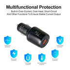 TE-P63 PD45W USB-C+USB 3.0 Multi Compatibility Protocol Car Charger, TE-P63