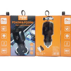 TE-P66 75W Type-C x 2 PD45W Dual Port Fast Charging Car Charger, TE-P66