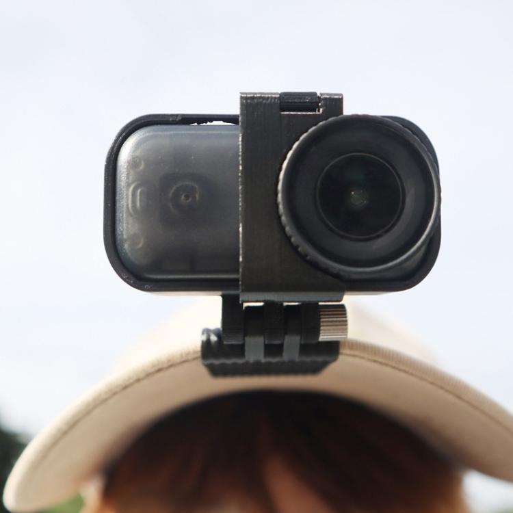 Action Camera Hat Brim Mounting Bracket, For DJI Osmo Nano