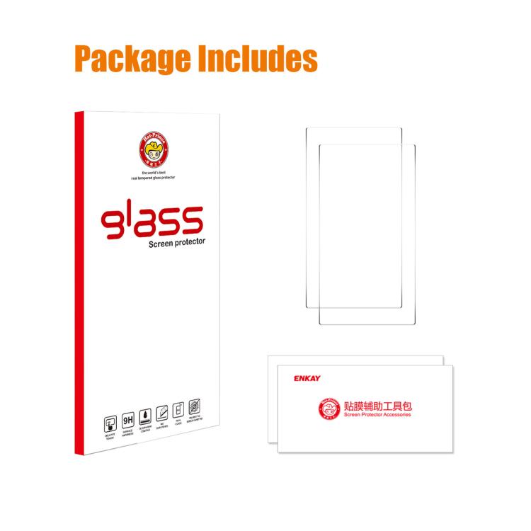 2pcs ENKAY Hat-Prince 0.2mm 9H Tempered Glass Screen Protector Film, For DJI RC / RC 2