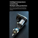 K29 3 in 1 Cigarette Lighter Socket Splitter Fast Charging Digital Display Car Charger
