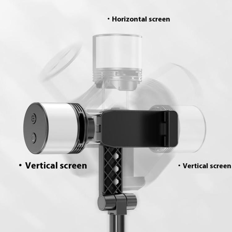 P27-D  RGB Beauty Light 1.9m Extendable Travel Portable Auto Pop-Up Selfie Stick Tripod, P27-D
