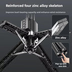 Q35 Extendable LED Selfie Stick Phone Tripod Gimbal Stabilizer with Fill Light, Q35