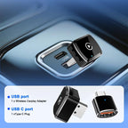 M39 CarPlay / Android Auto Vehicles 2 in 1 AI Box Wireless Car Adapter, M39
