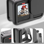 Silicone Protective Cover with Wrist Strap & Lens Cover & Side Interface Cover, For GoPro HERO13 Black