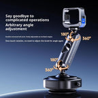 DJ3 Aluminum alloy Vacuum Suction Mount Accessory Expansion Action Camera Car Shooting Bracket for DJI Osmo Pocket 3, DJ3