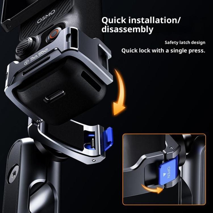 DJ3 Aluminum alloy Vacuum Suction Mount Accessory Expansion Action Camera Car Shooting Bracket for DJI Osmo Pocket 3, DJ3