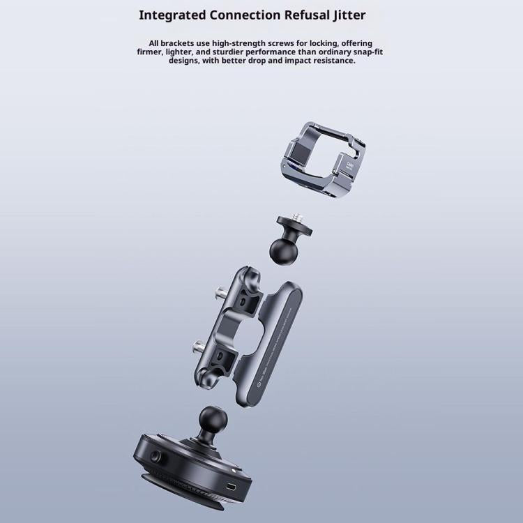 DJ3 Aluminum alloy Vacuum Suction Mount Accessory Expansion Action Camera Car Shooting Bracket for DJI Osmo Pocket 3, DJ3
