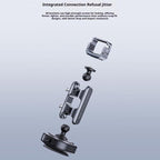 DJ3 Aluminum alloy Vacuum Suction Mount Accessory Expansion Action Camera Car Shooting Bracket for DJI Osmo Pocket 3, DJ3