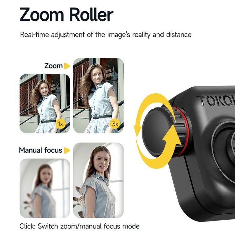 M06 Portable Folding Handheld Gimbal Stabilizer AI Face Tracking Selfie Stick with Magnetic Fill Light, M06