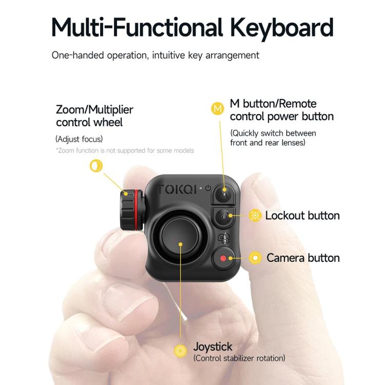 M06 Portable Folding Handheld Gimbal Stabilizer AI Face Tracking Selfie Stick with Magnetic Fill Light, M06