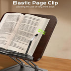 RS-01 Wooden Panel Laptop Support Desktop Book Holder Multifunctional Rotating Reading Stand, RS-01