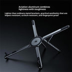 E05 Multi-Function Magnetic Aluminum Alloy Phone Holder Portable Desktop Stand for Tablet PC, E05