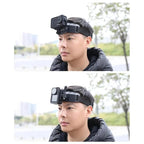 For DJI Action 5 Pro / 4 / 3 Hands-Free Driving Recorder & Sports Camera Mount Head Strap, Headband Mount, Headband Extended Mount