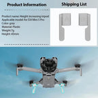 Foldable Non-Detachable Landing Gear Extender, For DJI Mini 5 Pro