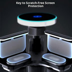 P3 15W Car Magnetic Wireless Charger Phone Mount Stand