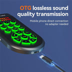 Z8 Live Streaming Gaming Handheld Voice Changer for Phone Computer Karaoke Recording, Z8