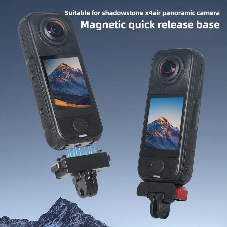Magnetic Quick Release Metal Base, For Insta360 X4 Air, Quick Release Metal Base