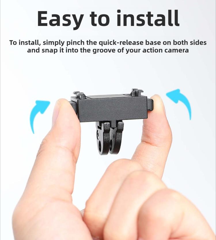 Magnetic Quick Release Metal Base, For Insta360 X4 Air, Quick Release Metal Base