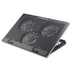 CP253 For Notebook Laptop Cooling Pad 3 Fans RGB Adjustable Height Cooling Stand, CP253