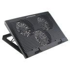 CP253 For Notebook Laptop Cooling Pad 3 Fans RGB Adjustable Height Cooling Stand, CP253