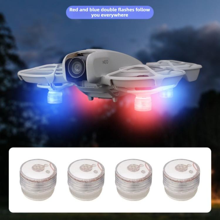 For DJI Neo 2 DJ-64 Mini Night Flight Cool Colored LED Flashlight, 2pcs, 4pcs