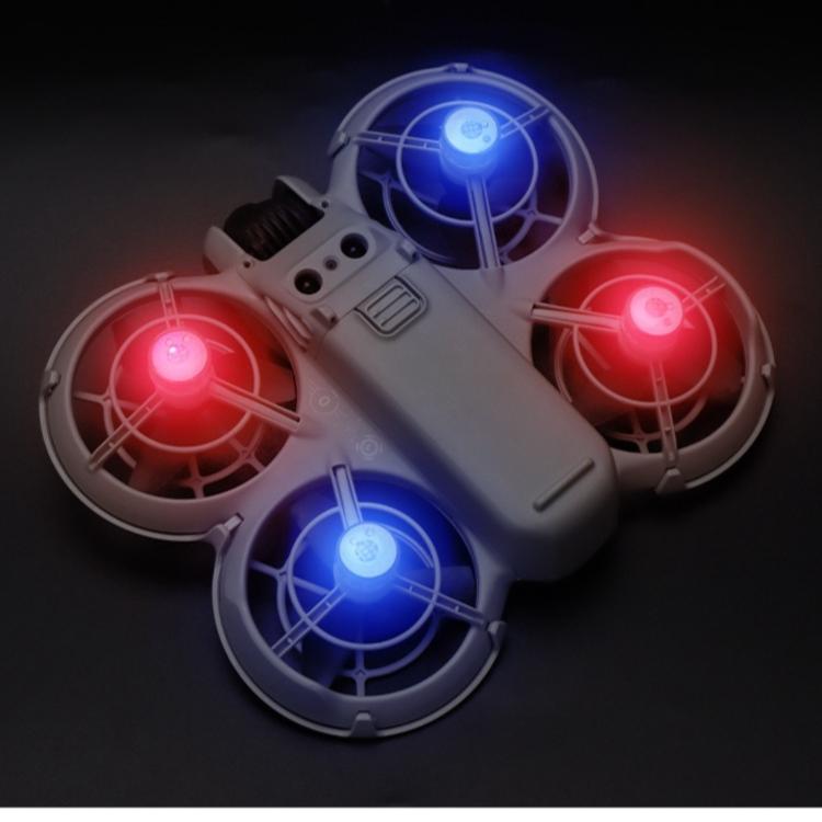 For DJI Neo 2 DJ-64 Mini Night Flight Cool Colored LED Flashlight, 2pcs, 4pcs