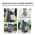 DJ-65 Large-capacity Waterproof Leather Crossbody Drawstring Storage Bag, For DJI Neo 2 / Neo