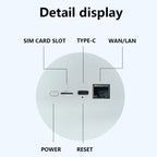 Q50-E Portable 4G WiFi6 Router Wireless Repeater With Nano SIM Card Slot Eurasia Version, US Plug, EU Plug