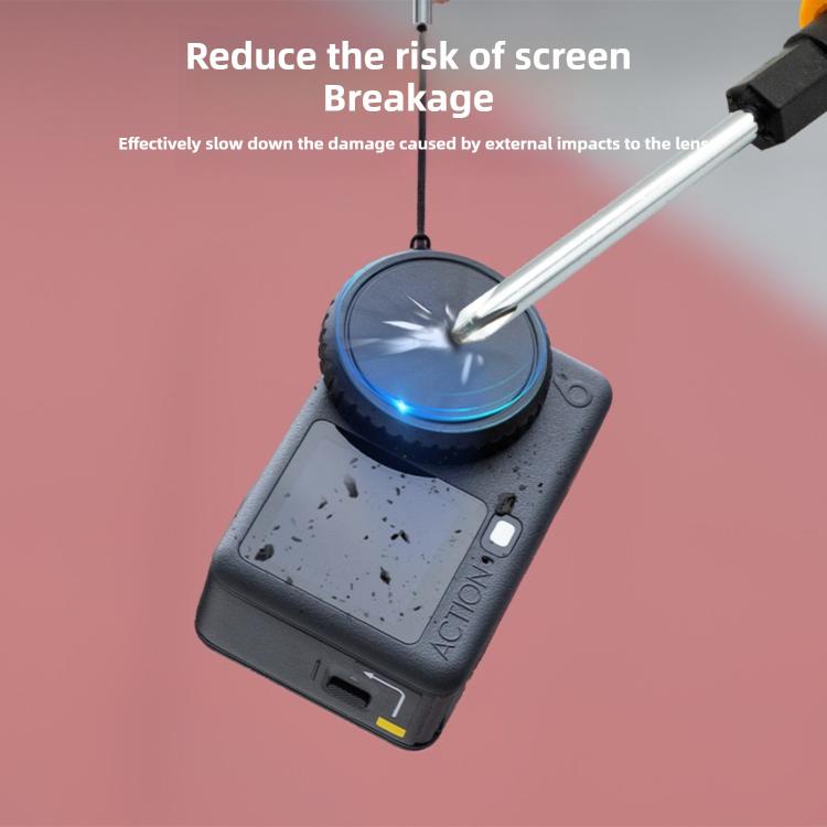 Dustproof Drop-proof Soft Silicone Lens Cap Cover, For DJI Osmo Action 6