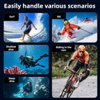 70-meter Underwater Waterproof Housing Diving Cover, For DJI Osmo Action 6 70m Underwater