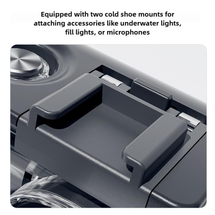 70-meter Underwater Waterproof Housing Diving Cover, For DJI Osmo Action 6 70m Underwater